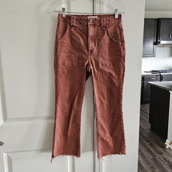 Madewell High-Rise Bootcut Jeans: Garment-Dyed Carpenter Edition - Picture 5 of 9